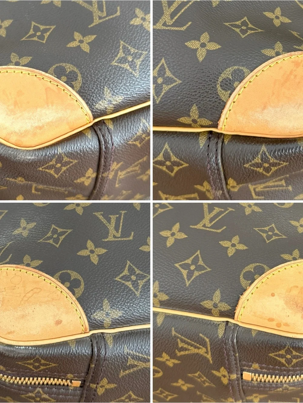Authentic Louis Vuitton Sirius 50 travel bag luggage brown monogram LV M41506